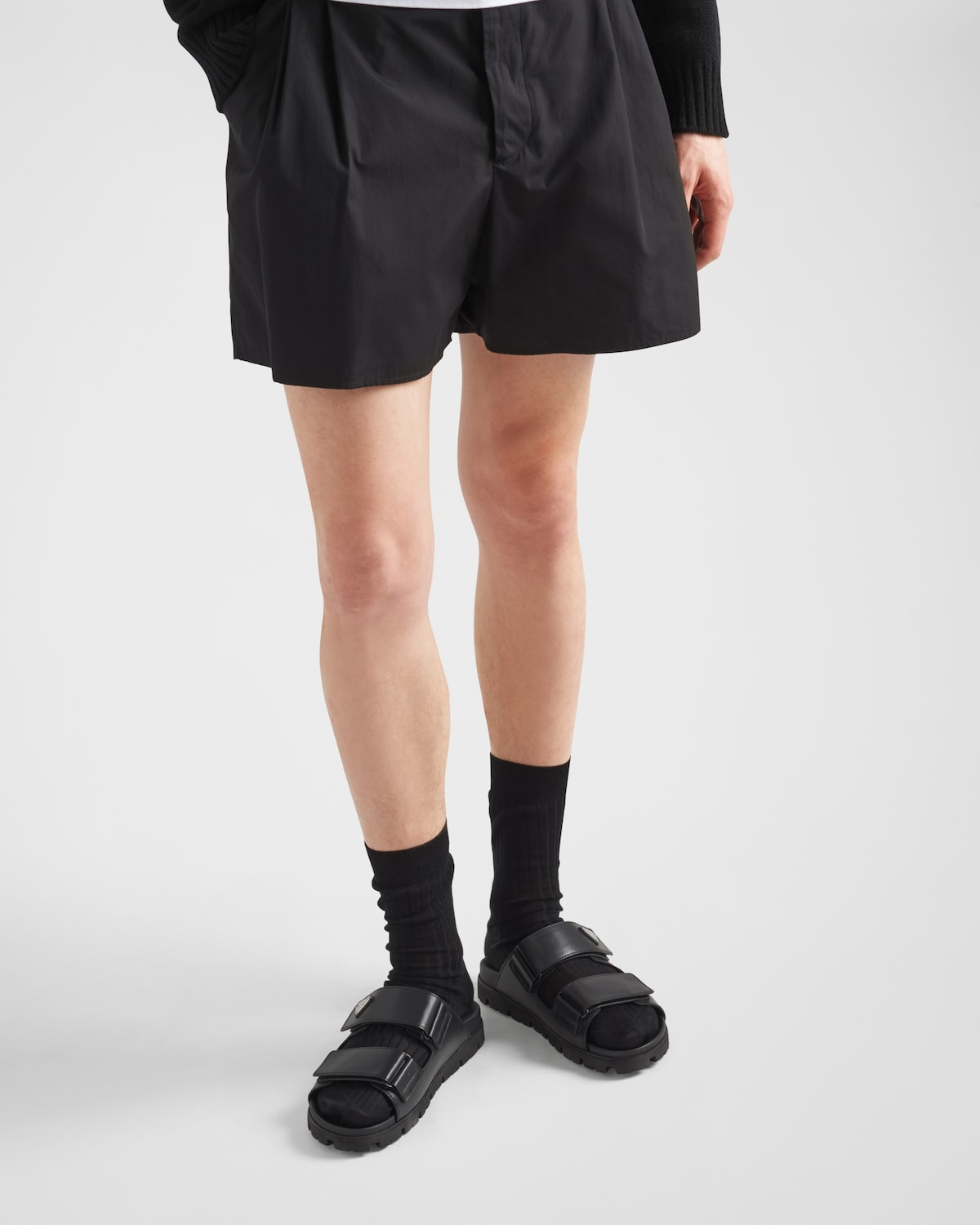 Prada Sandalias De Piel Con Tira