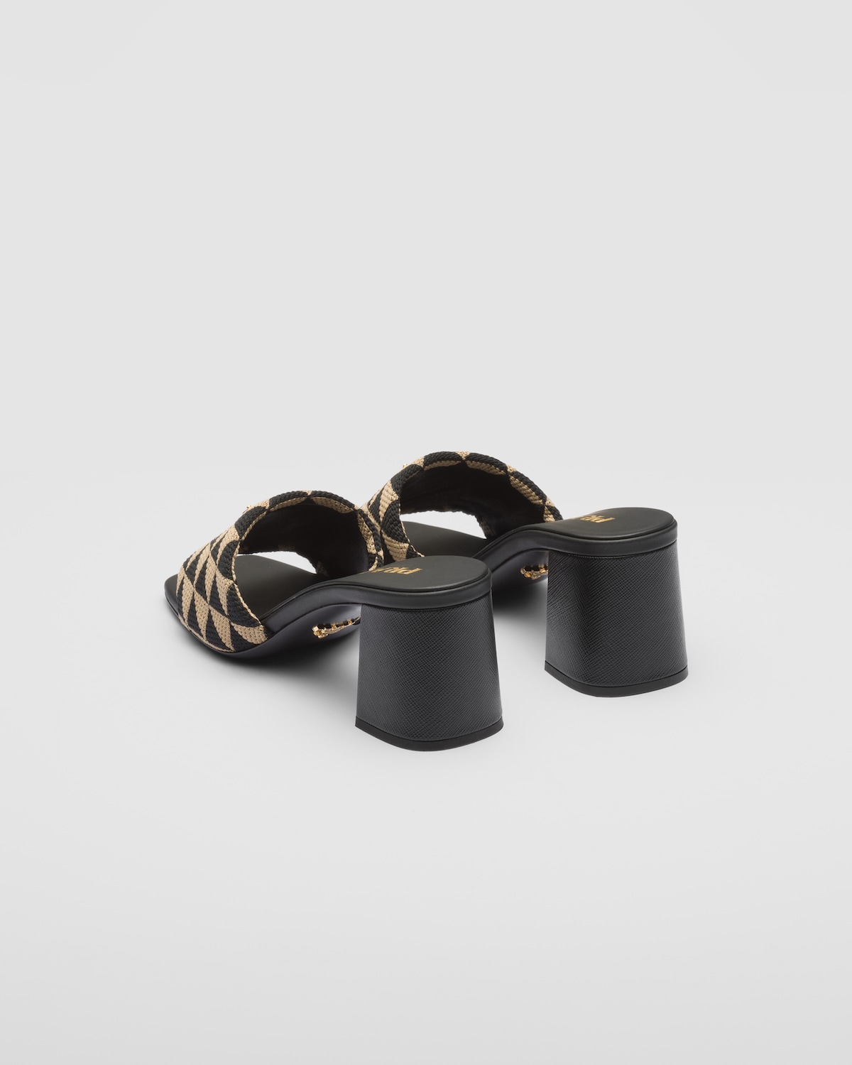 Prada Sandalias De Tejido Bordado