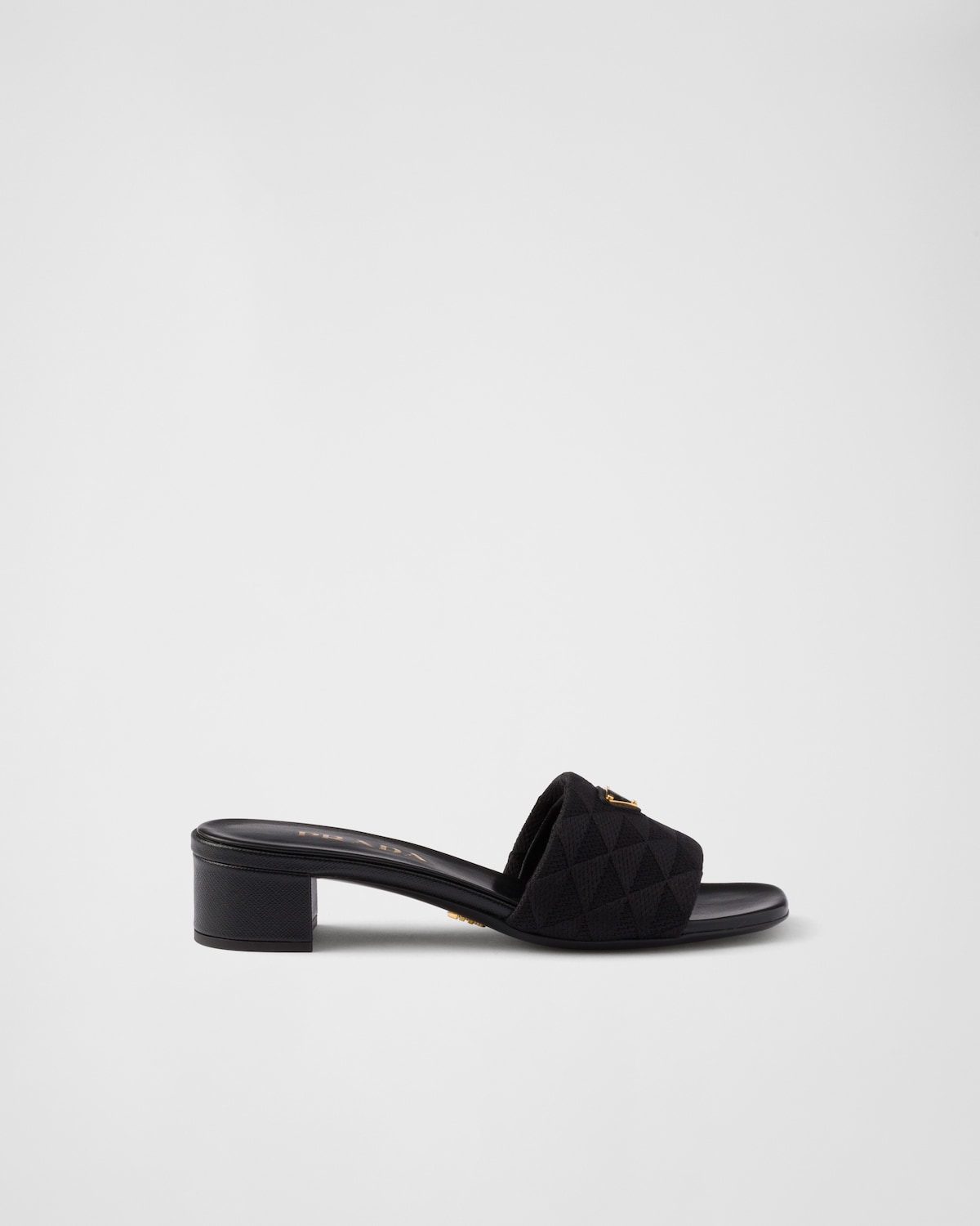 Prada Sandalias de tejido bordado