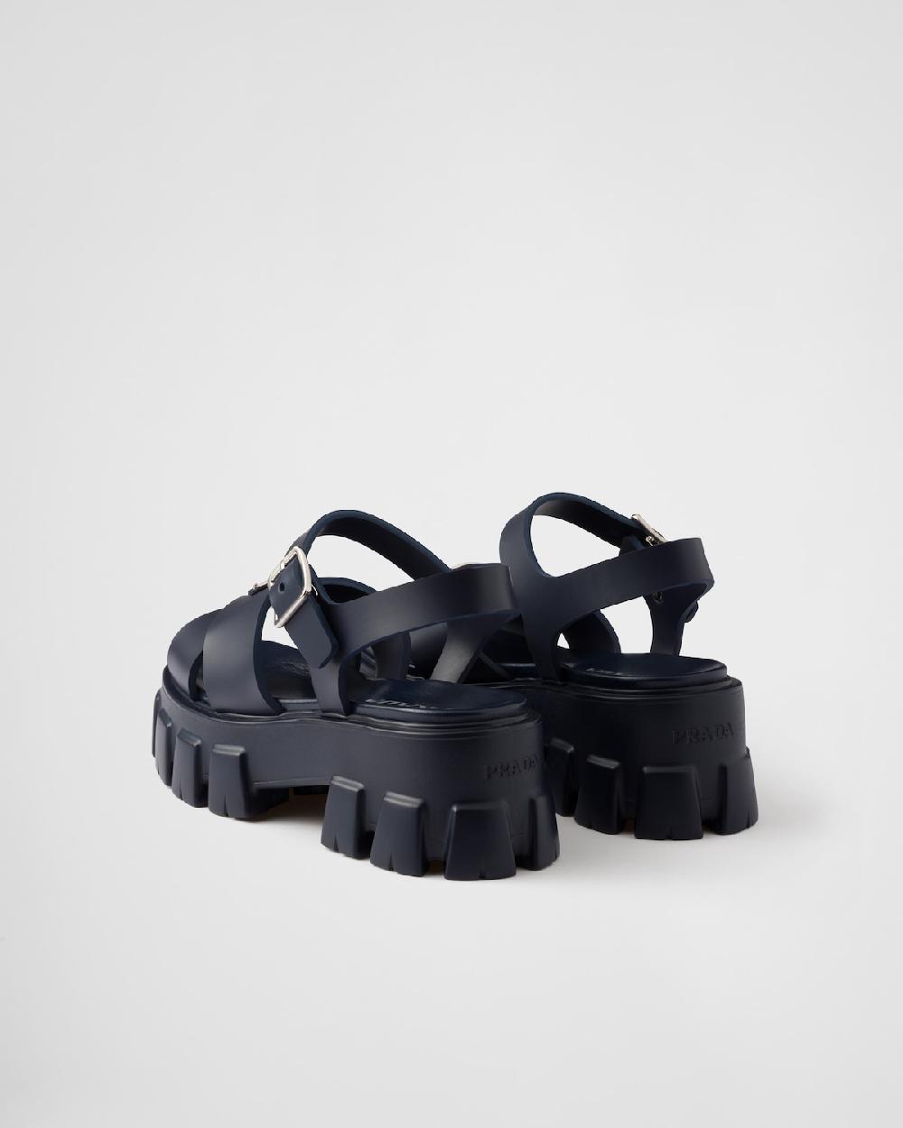 Prada Sandalias Monolith De Goma