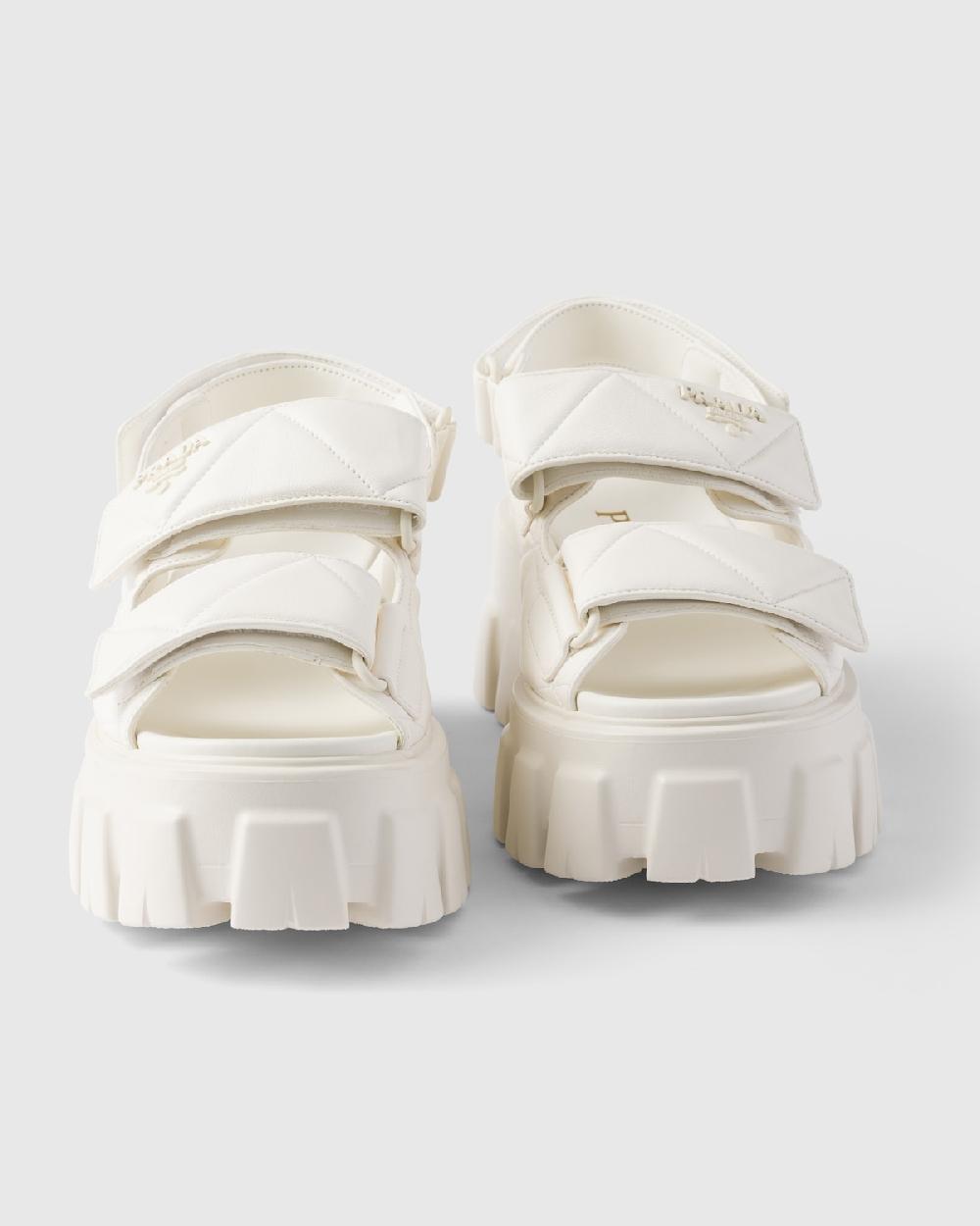 Prada Sandalias Monolith De Napa