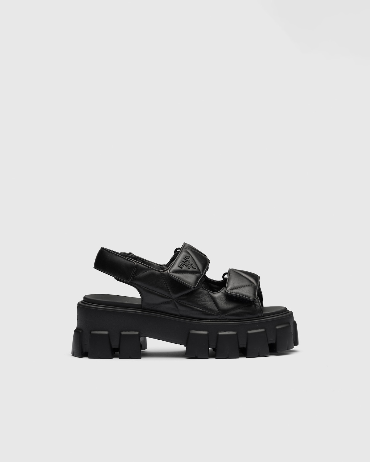 Prada Sandalias Monolith de napa