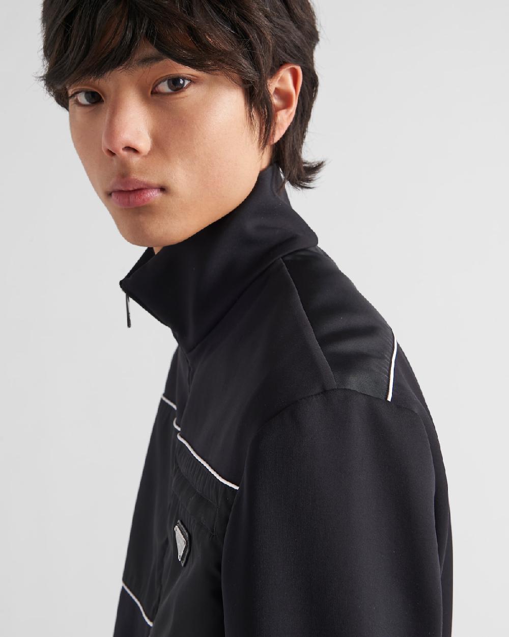 Prada Sudadera Con Detalles De Re-Nylon