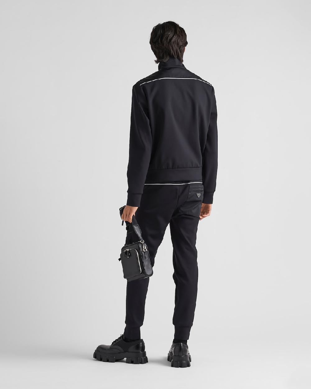 Prada Sudadera Con Detalles De Re-Nylon