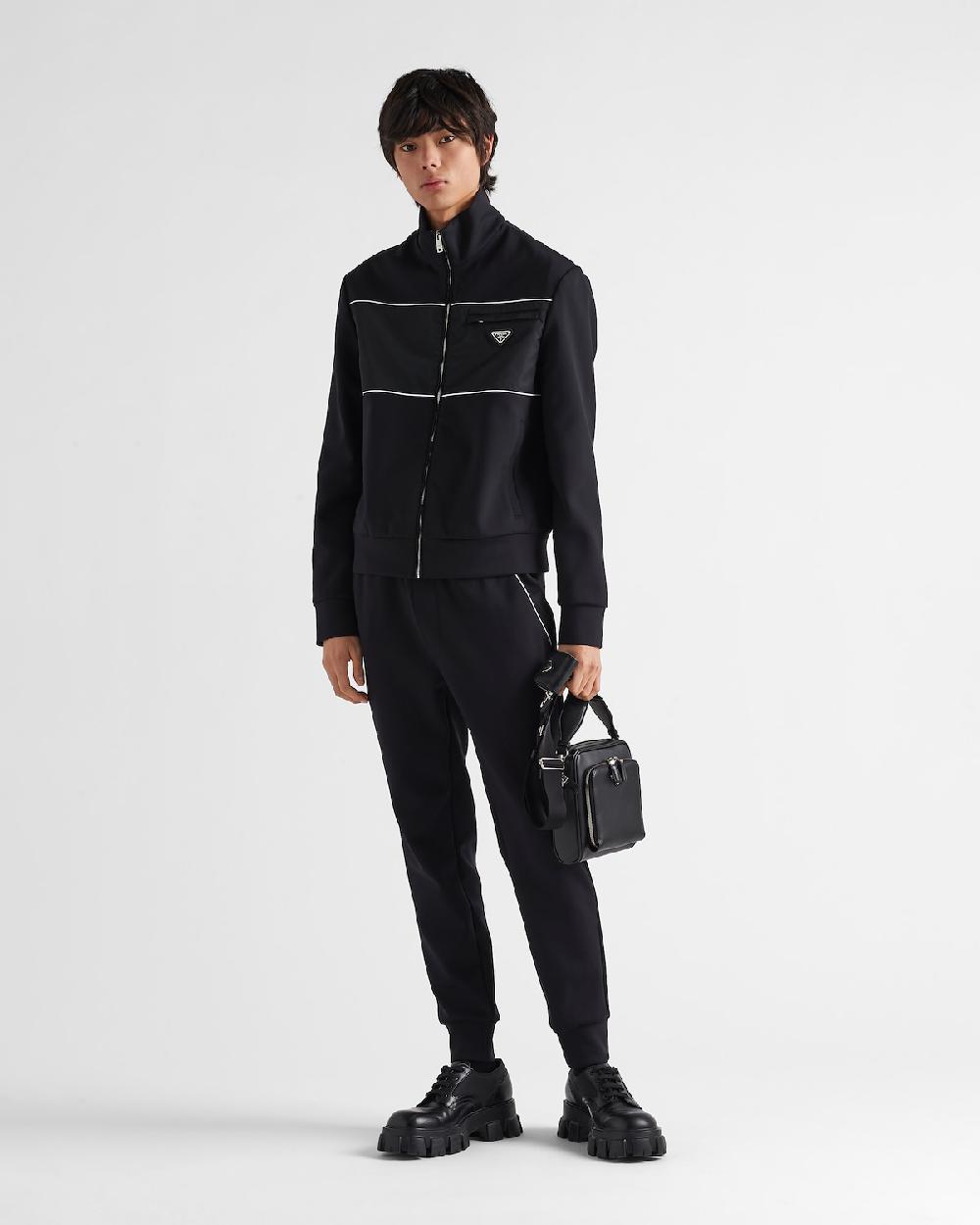 Prada Sudadera con detalles de Re-Nylon