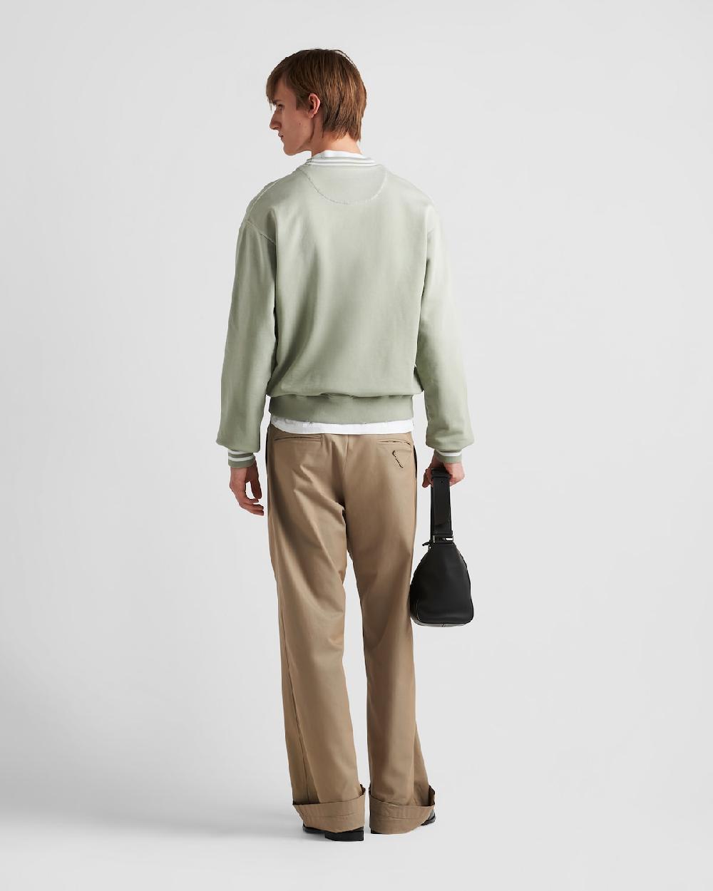 Prada Sudadera De Algodón