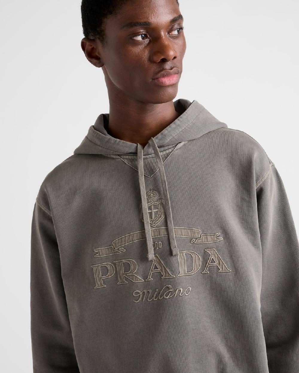 Prada Sudadera De Algodón