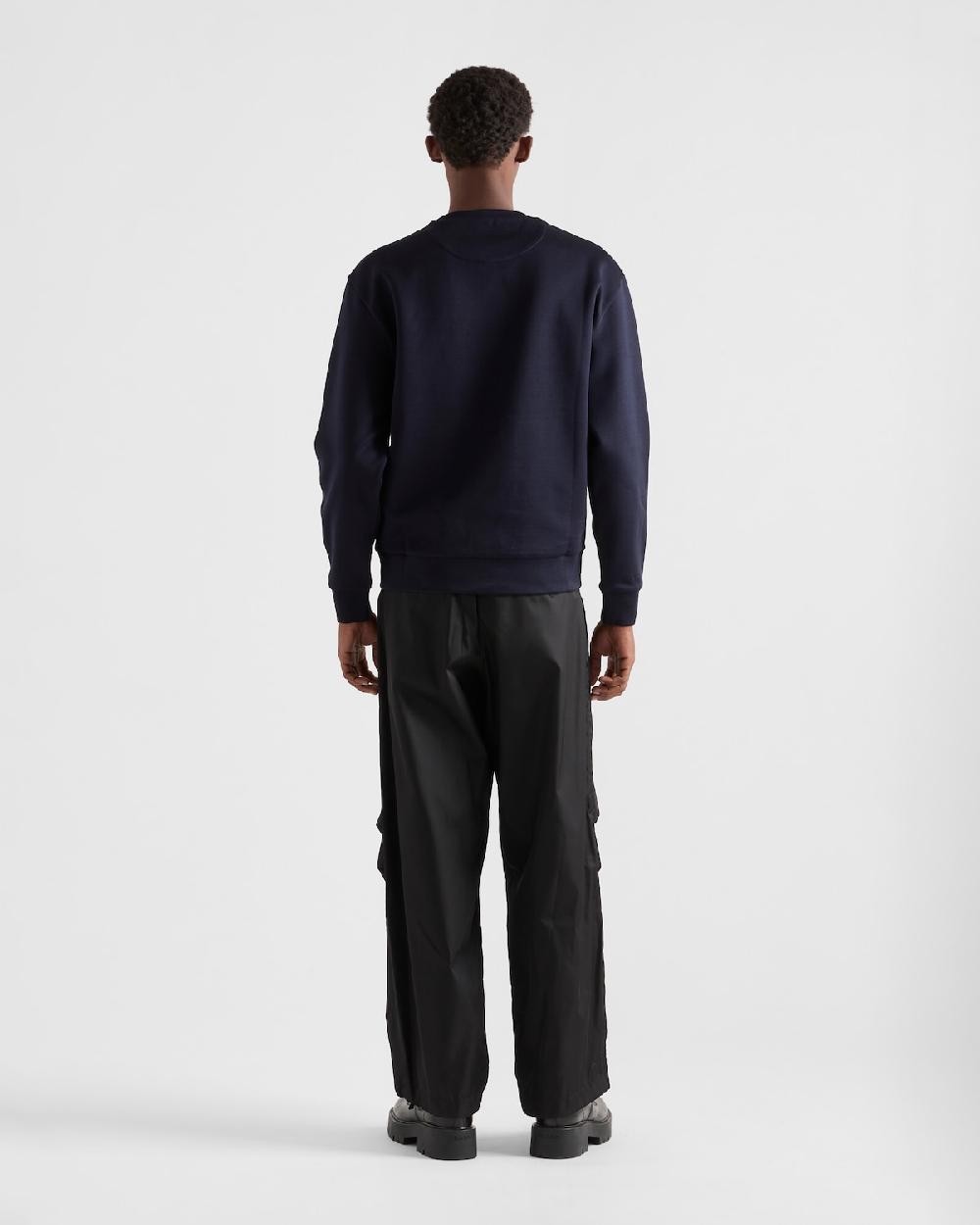 Prada Sudadera De Algodón Técnico