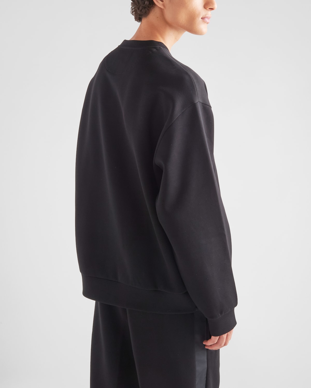 Prada Sudadera De Algodón Técnico