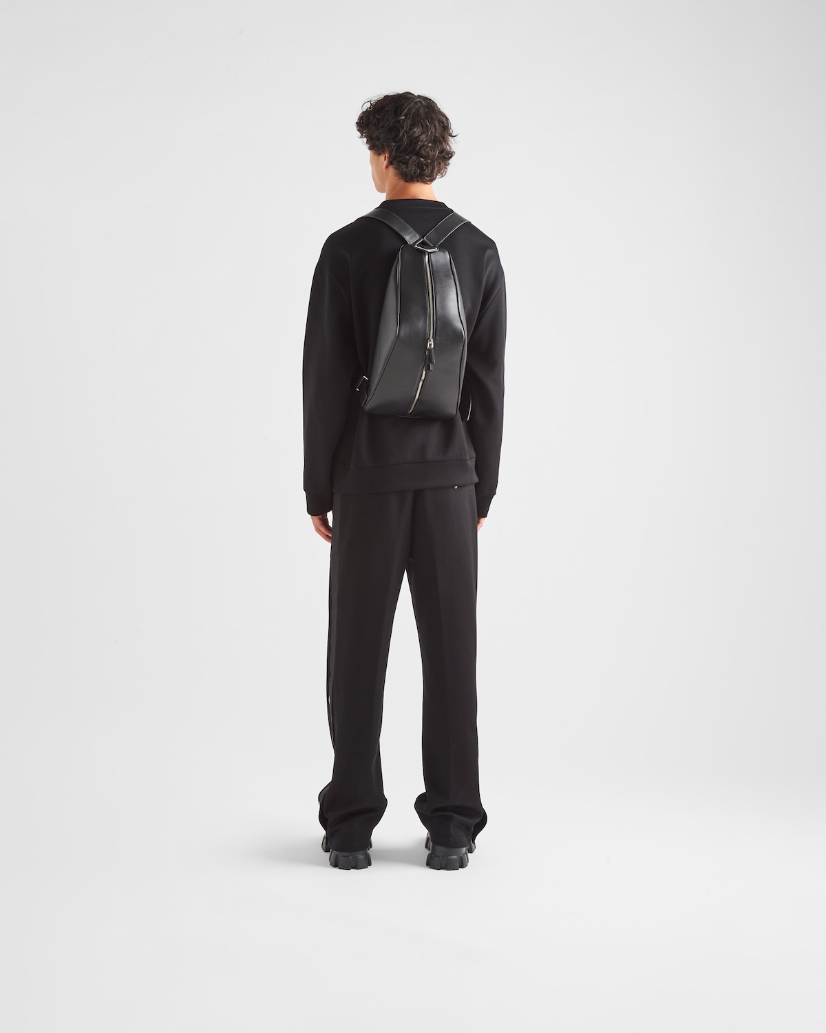 Prada Sudadera De Algodón Técnico