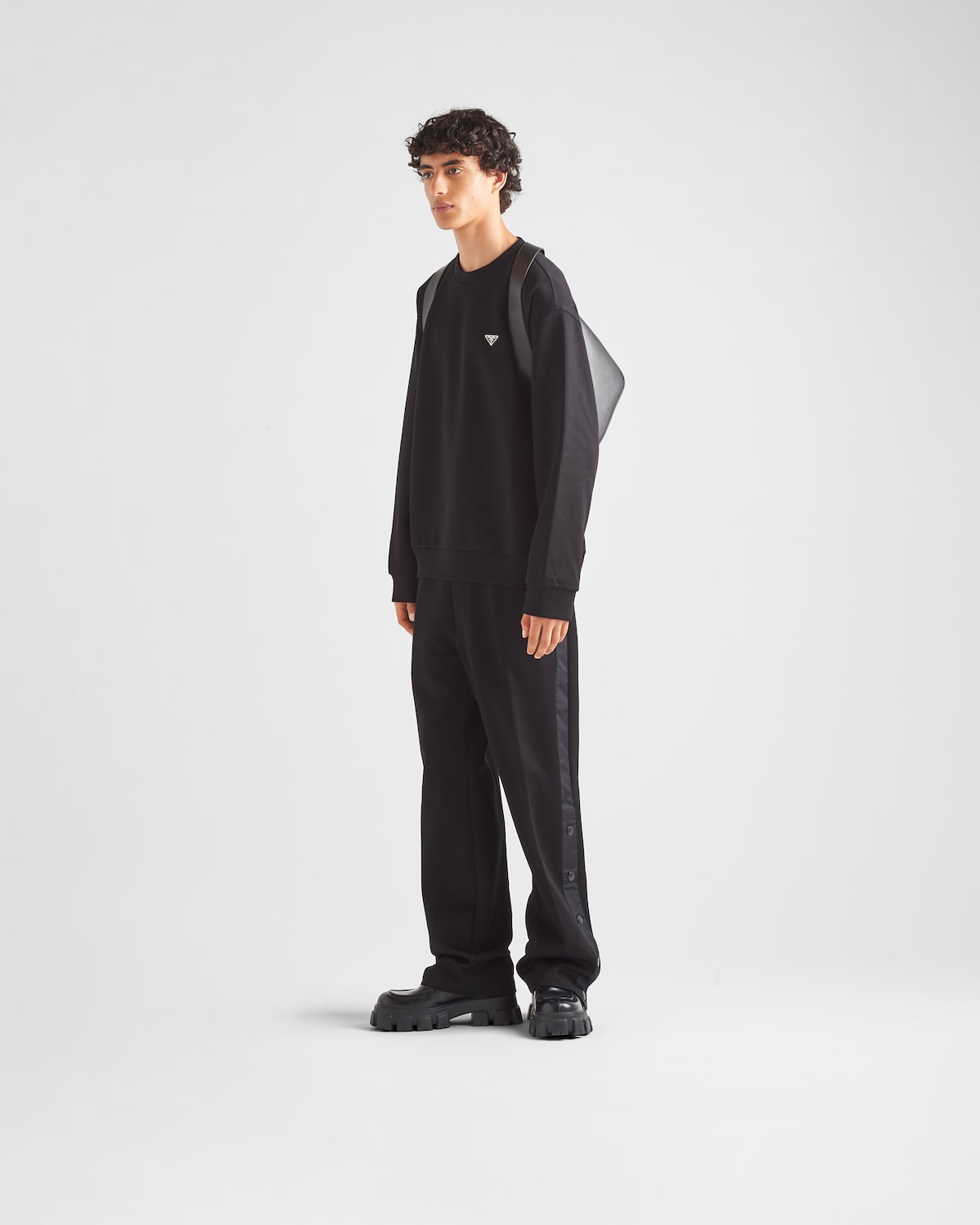 Prada Sudadera de algodón técnico