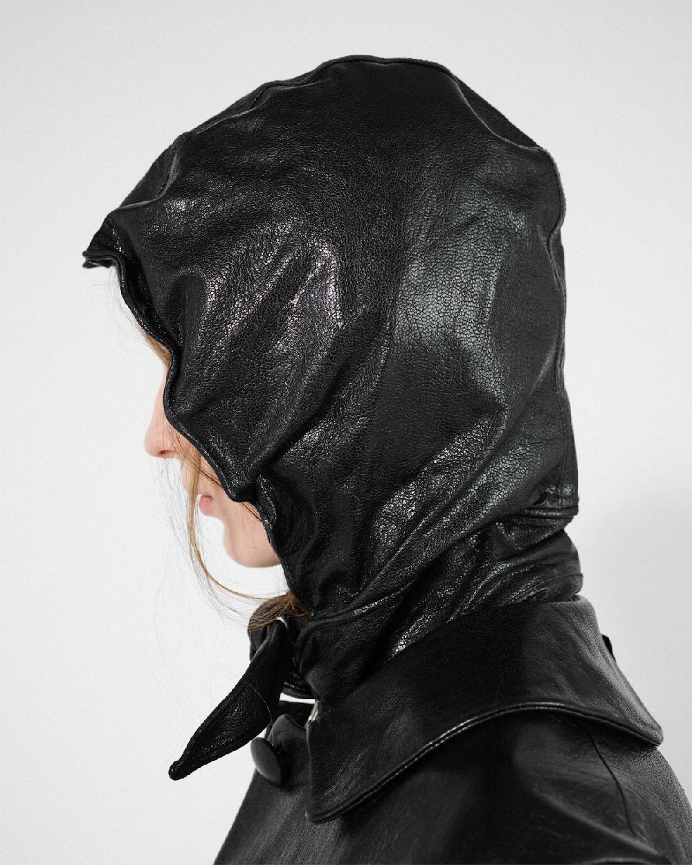 Prada Sudadera De Piel Con Capucha