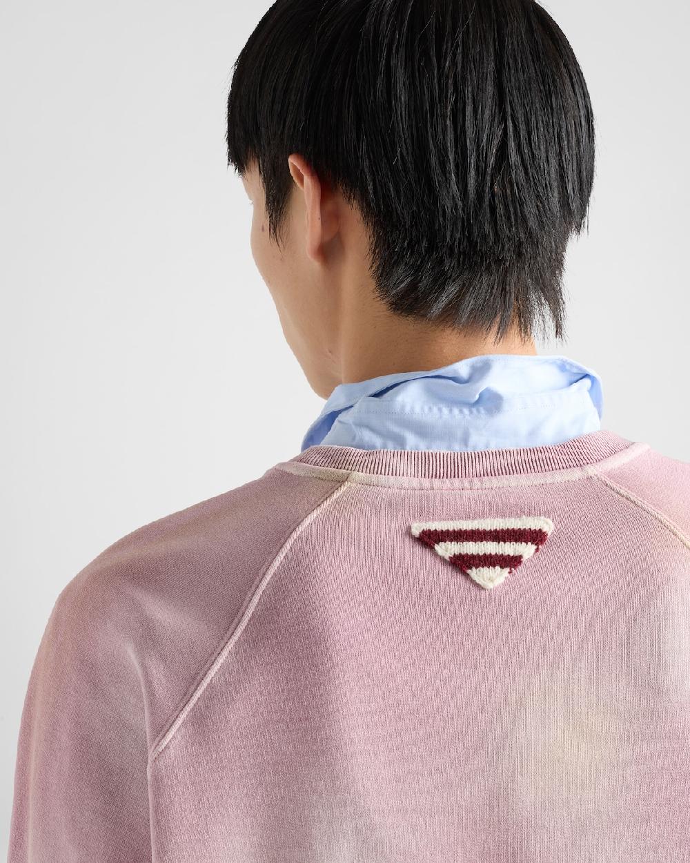 Prada Sudadera En Felpa De Algodón