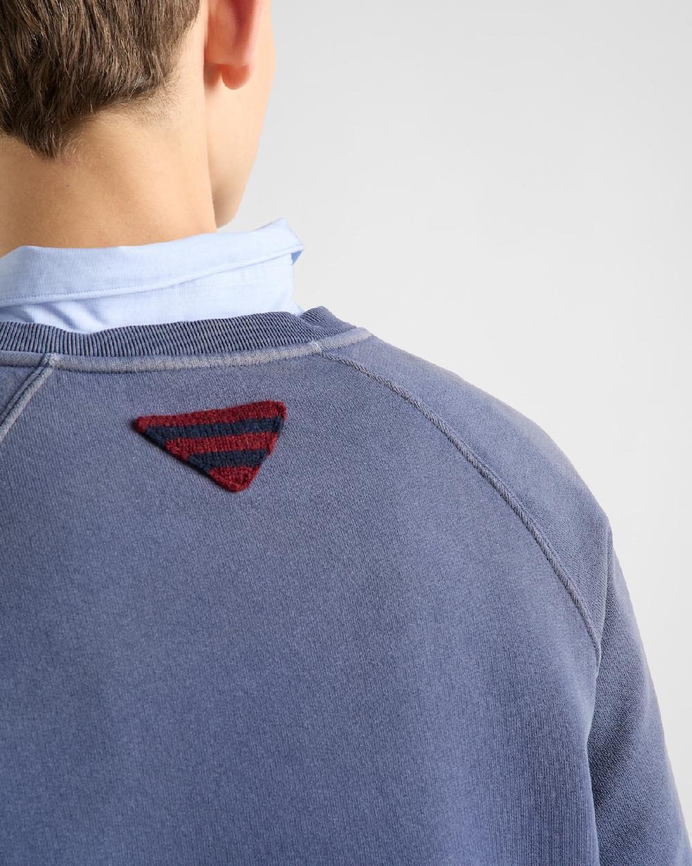 Prada Sudadera En Felpa De Algodón