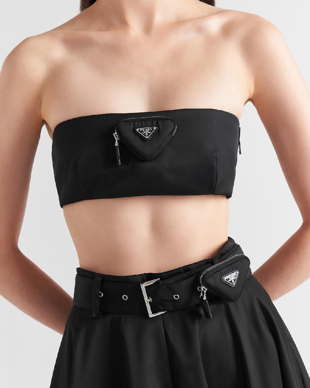 Prada Sujetador Bandeau De Re-Nylon