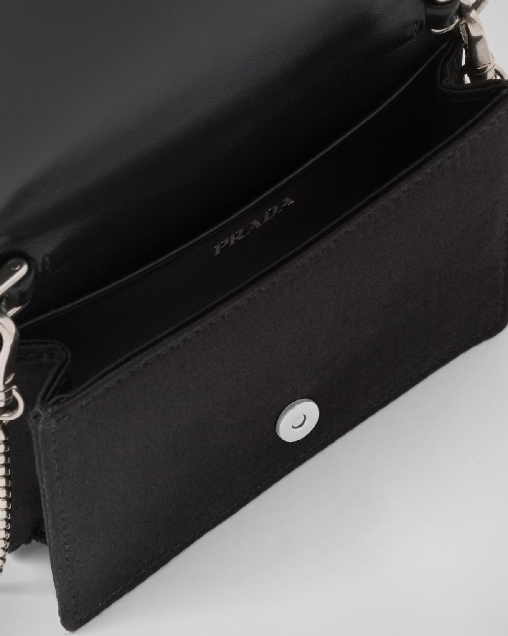 Prada Tarjetero Con Bandolera Y Cristales