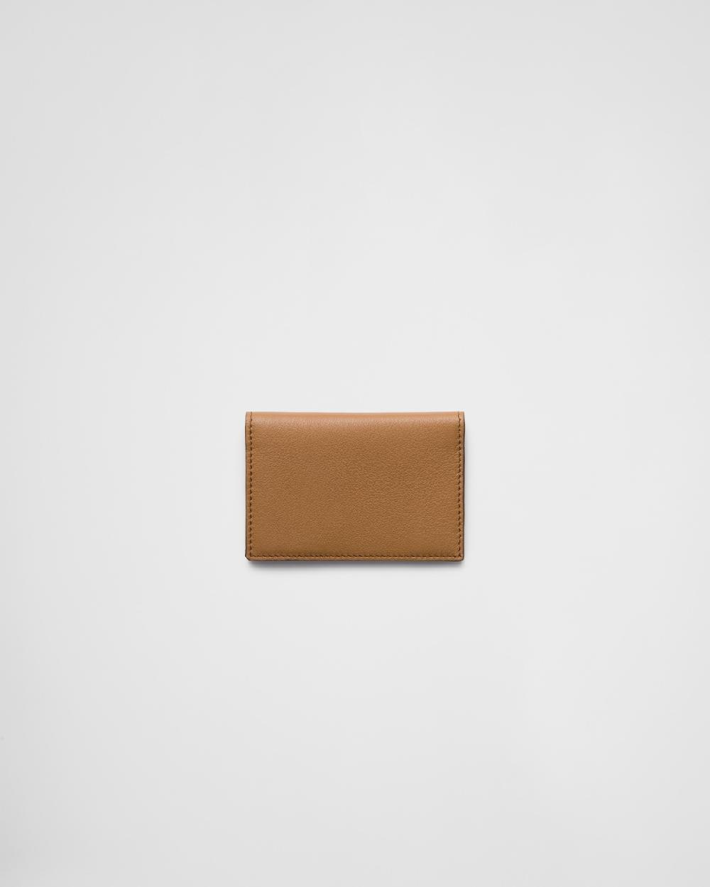 Prada Tarjetero De Piel