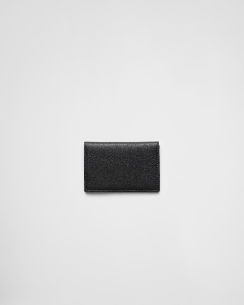 Prada Tarjetero De Piel