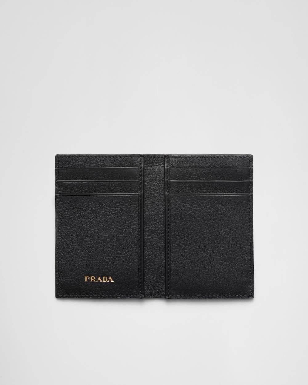 Prada Tarjetero de piel