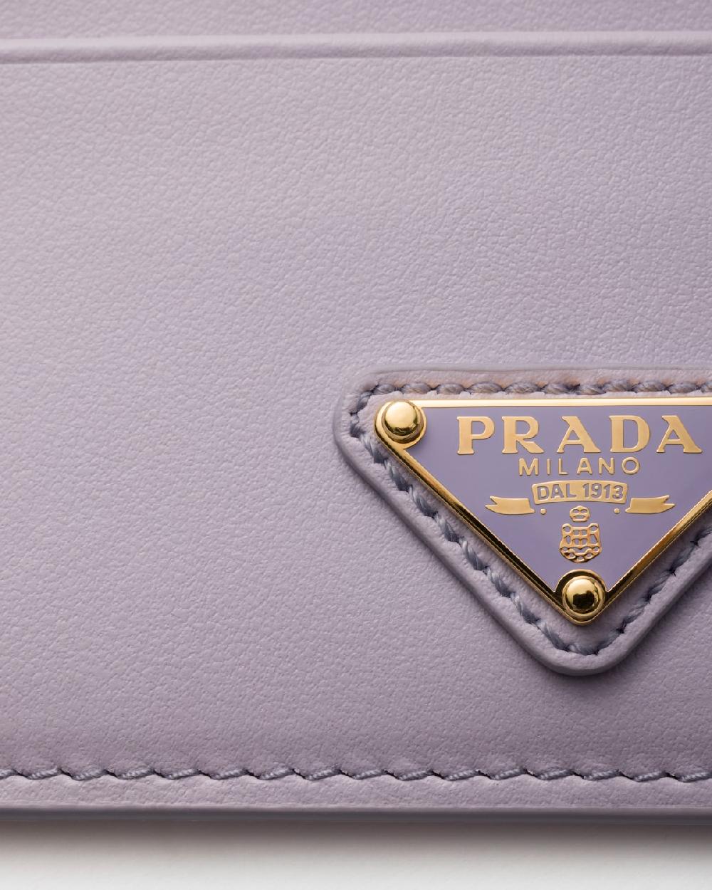 Prada Tarjetero de piel