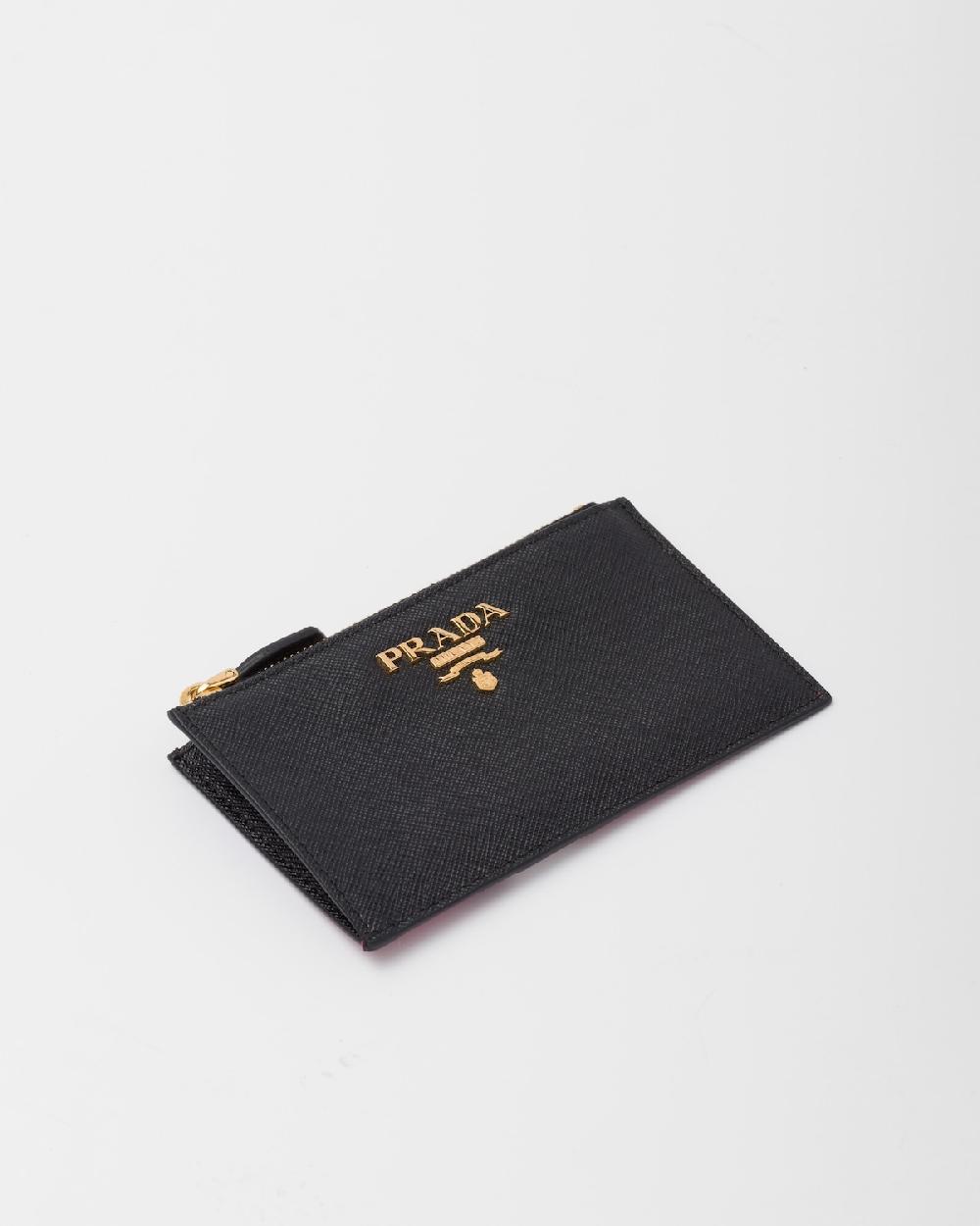 Prada Tarjetero de piel Saffiano