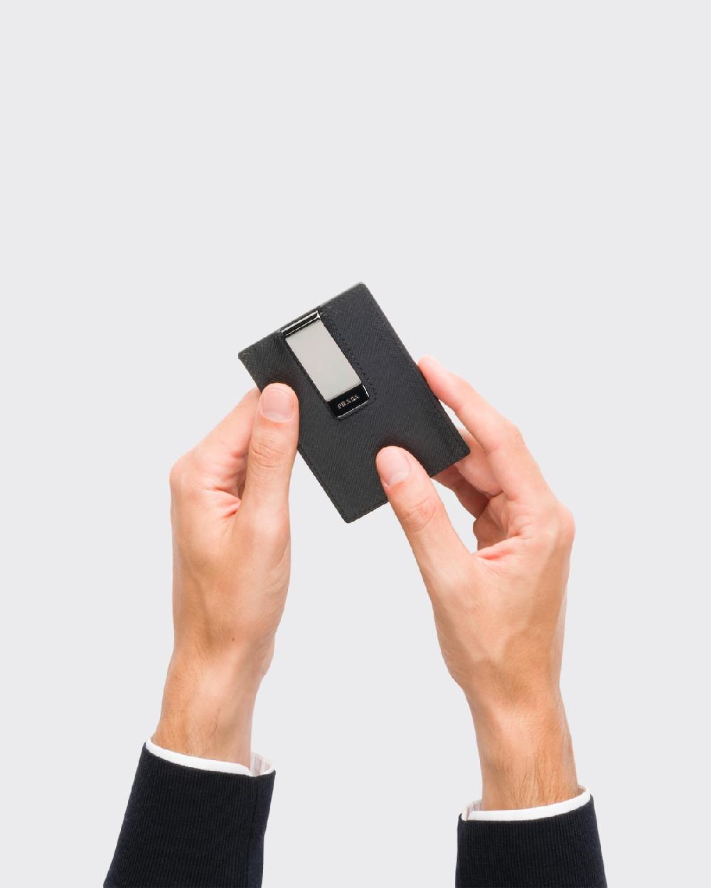 Prada Tarjetero De Piel Saffiano