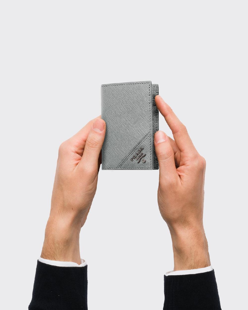 Prada Tarjetero De Piel Saffiano