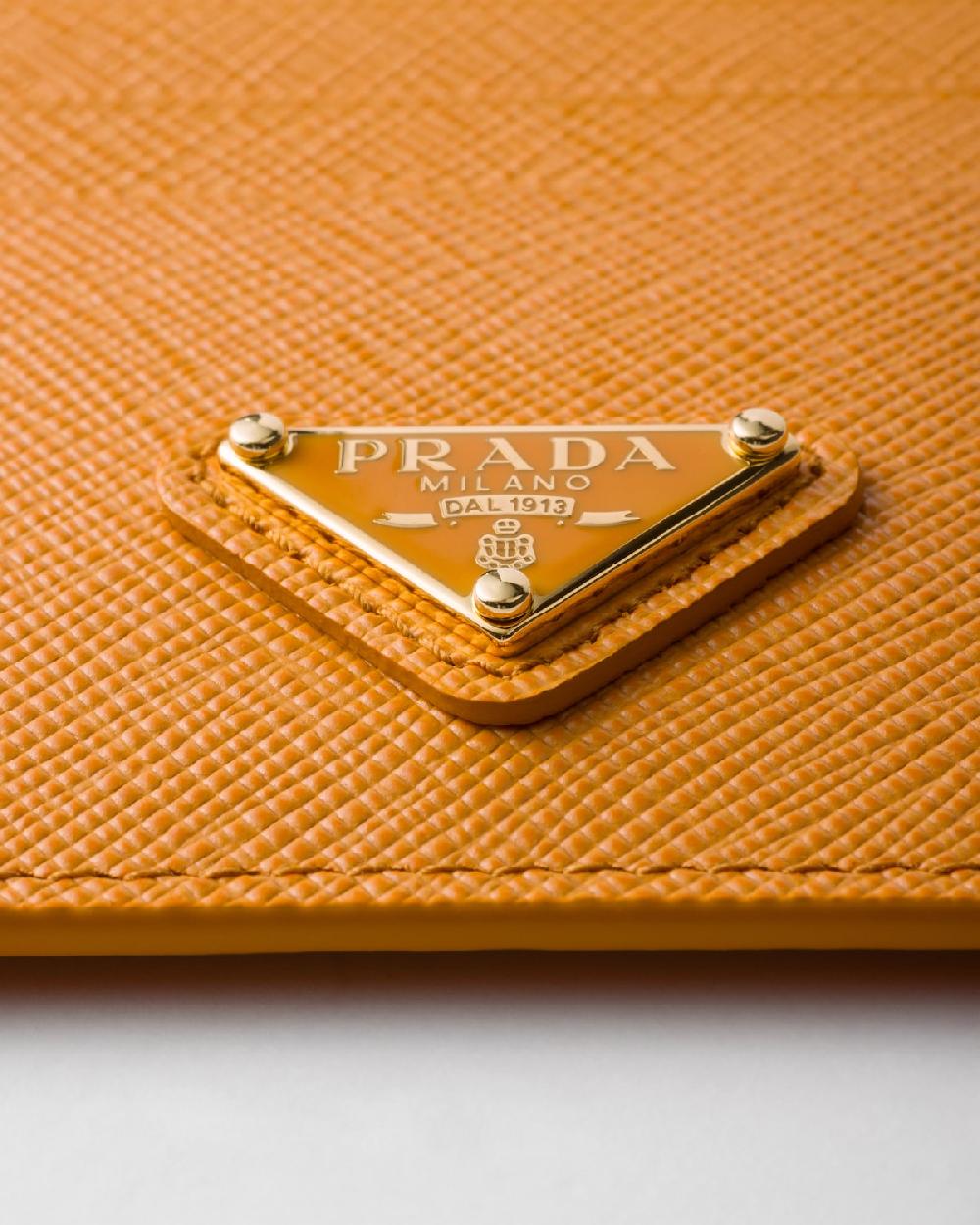 Prada Tarjetero de piel Saffiano