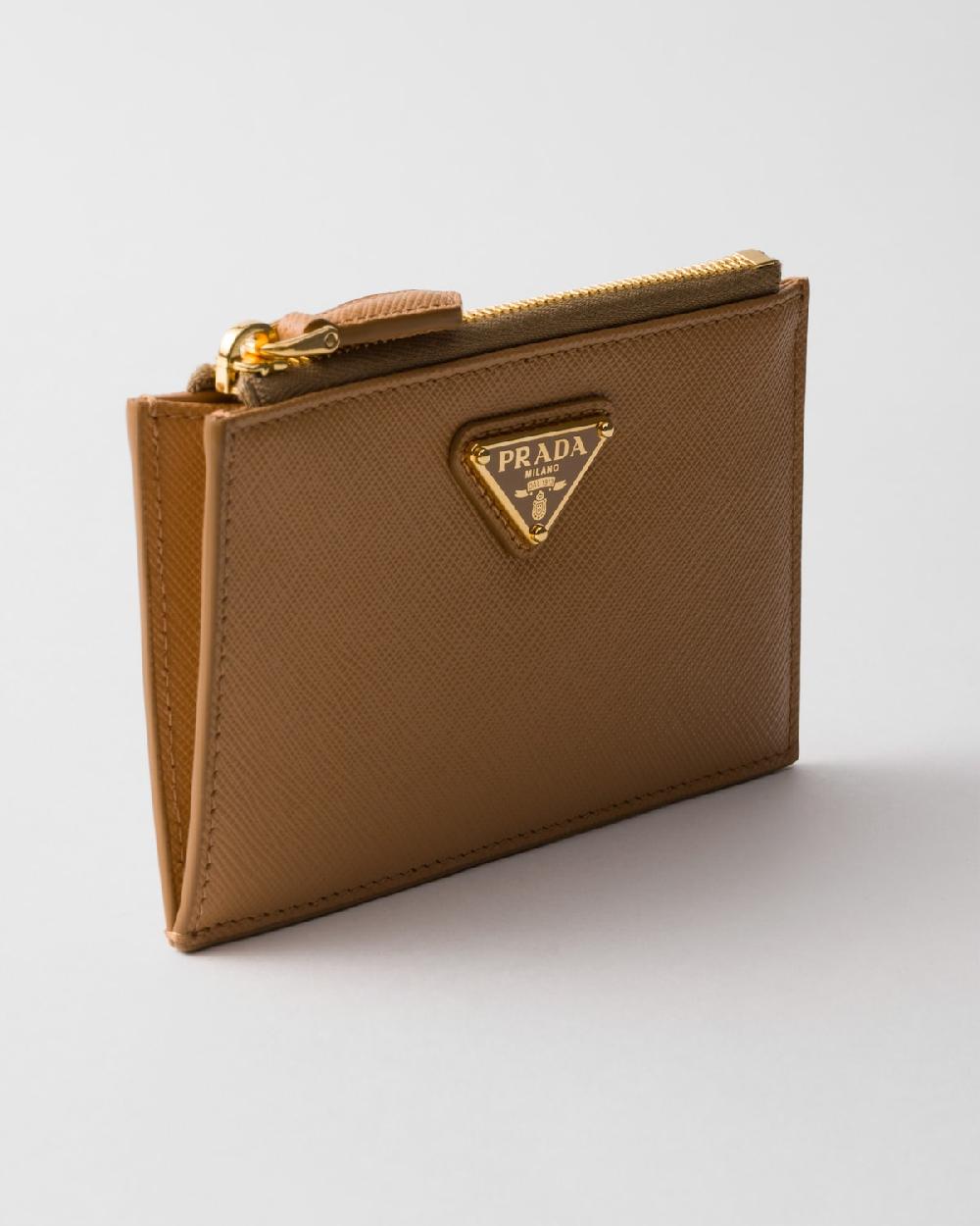 Prada Tarjetero de piel Saffiano