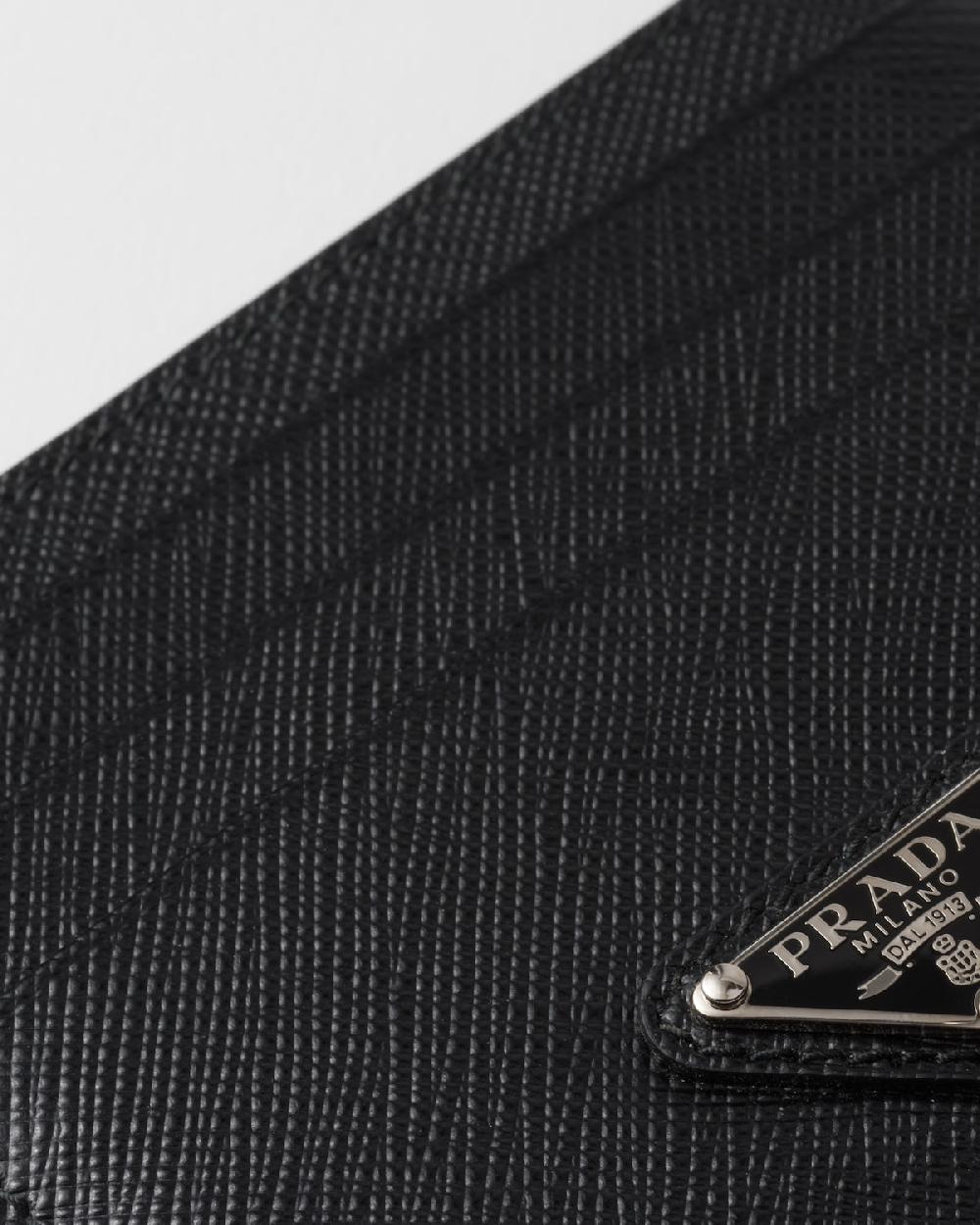 Prada Tarjetero de piel Saffiano