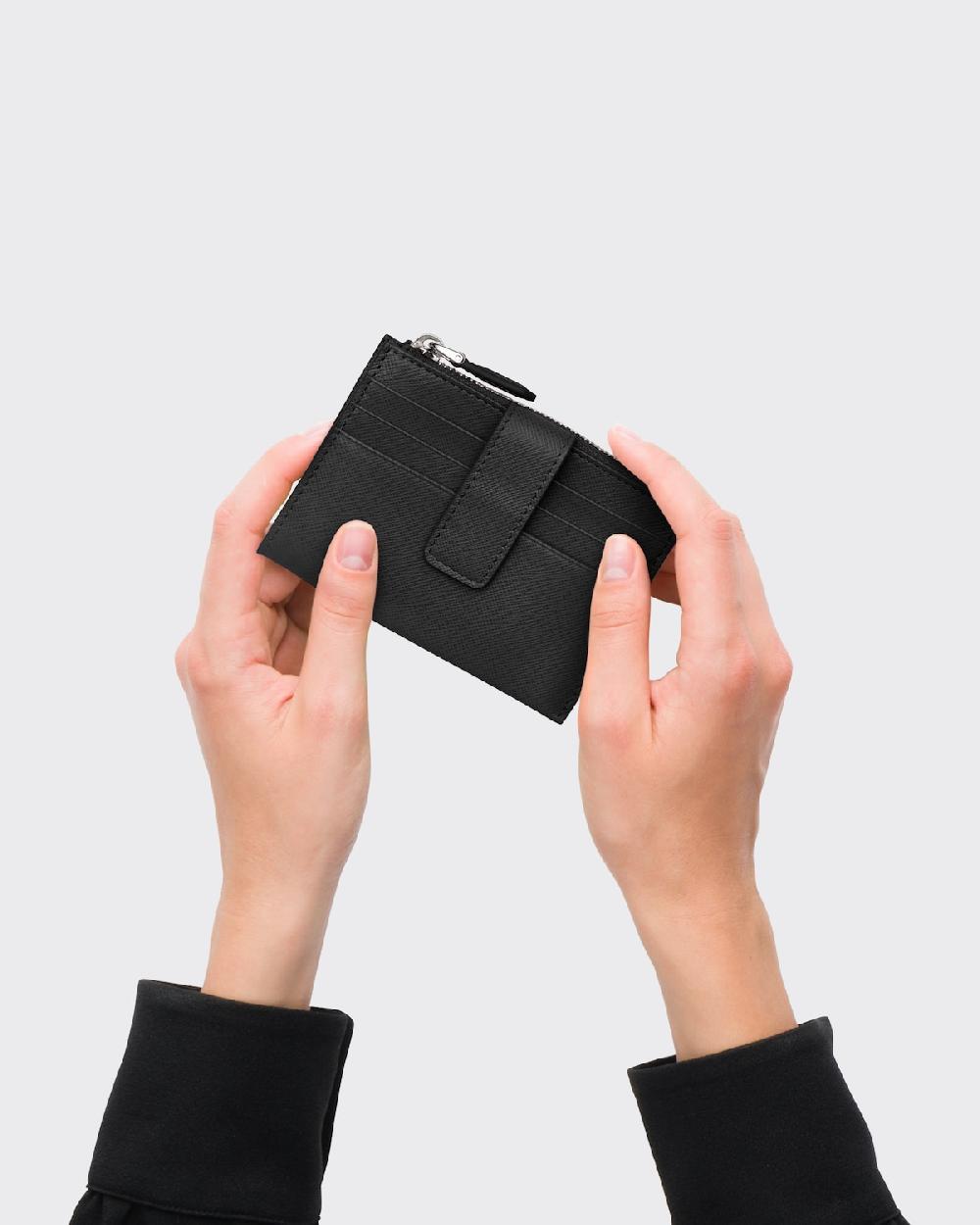 Prada Tarjetero De Piel Saffiano