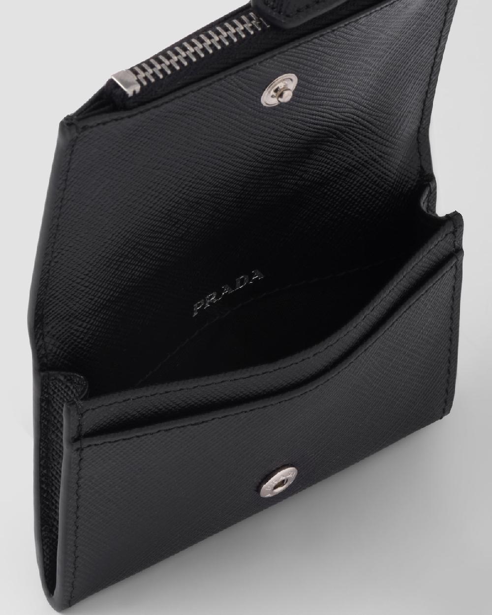 Prada Tarjetero De Piel Saffiano