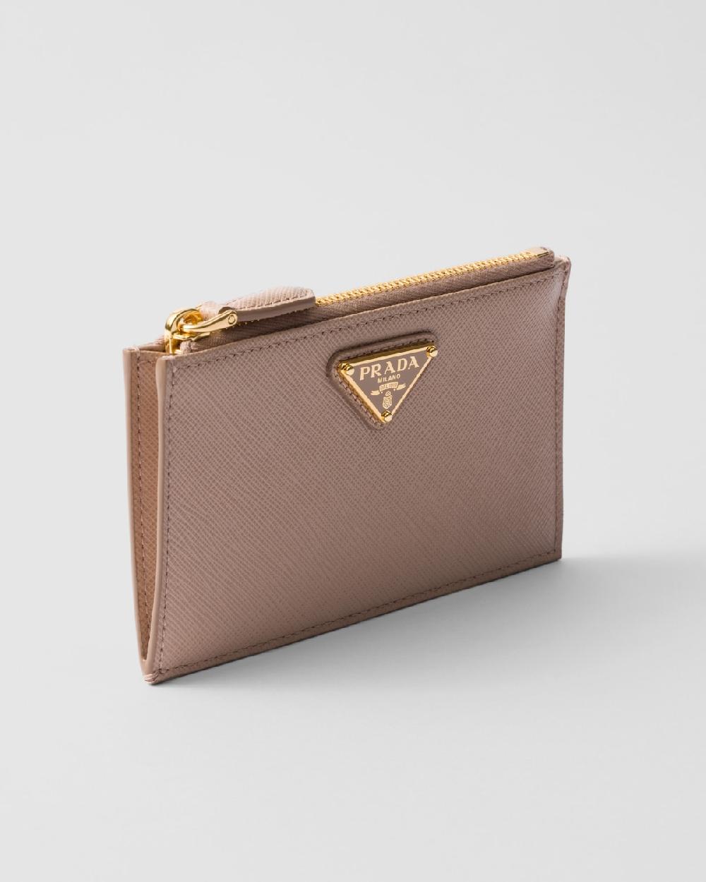 Prada Tarjetero de piel Saffiano