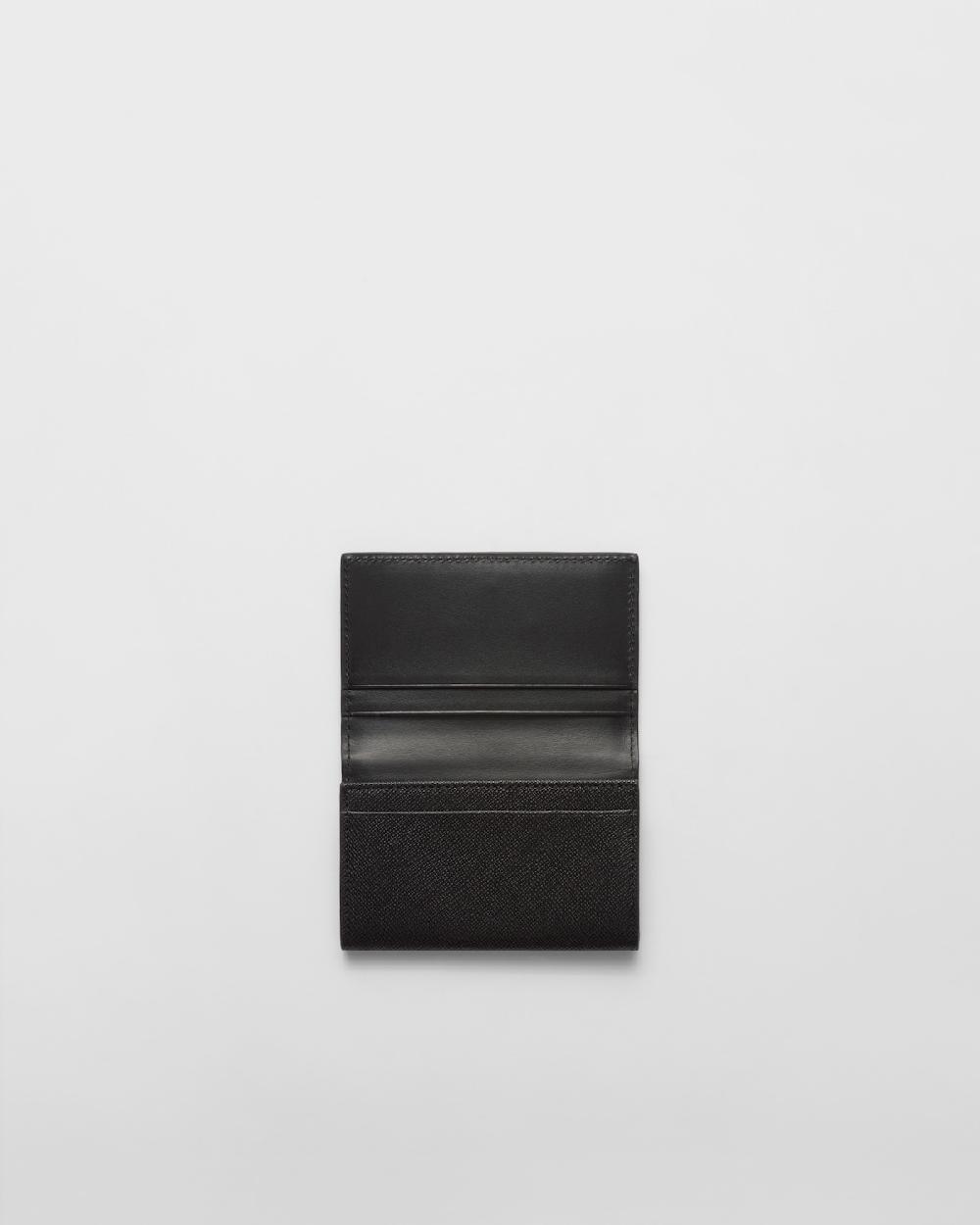 Prada Tarjetero de piel Saffiano