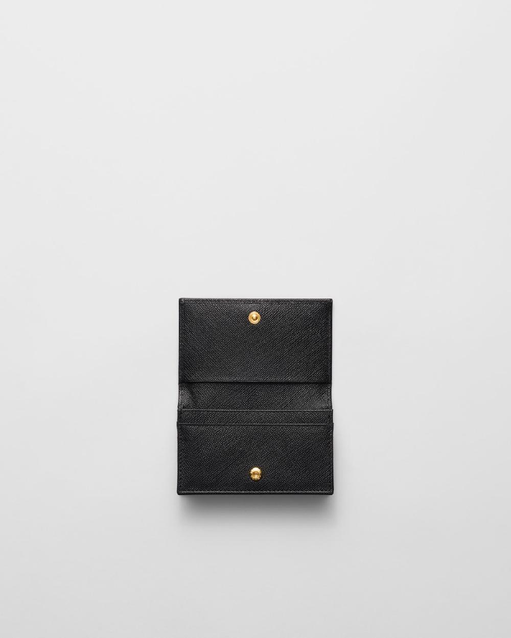 Prada Tarjetero de piel Saffiano