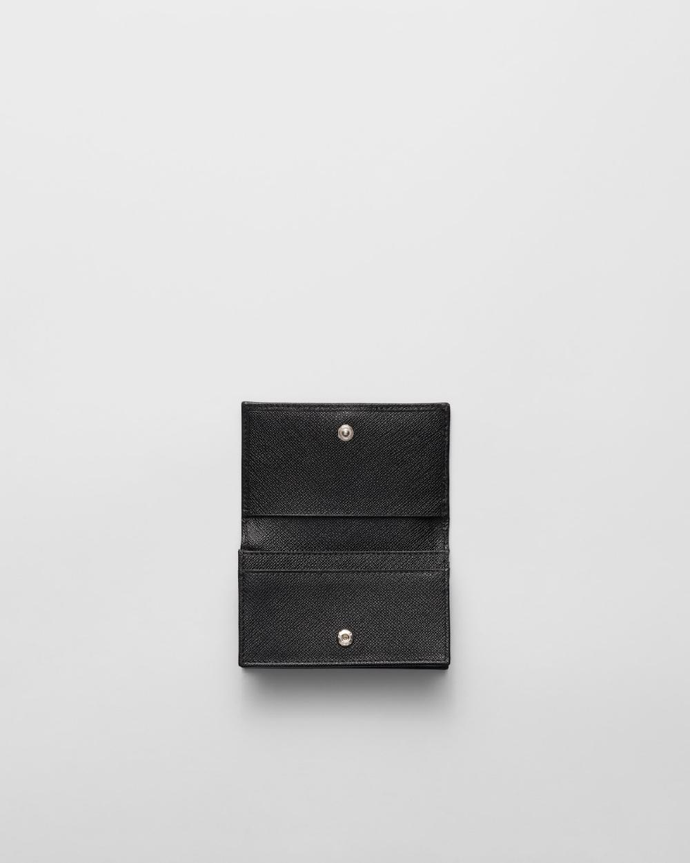 Prada Tarjetero de piel Saffiano