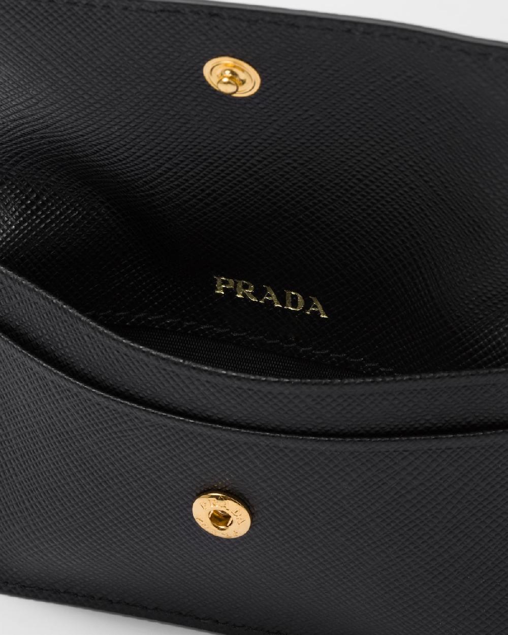 Prada Tarjetero De Piel Saffiano