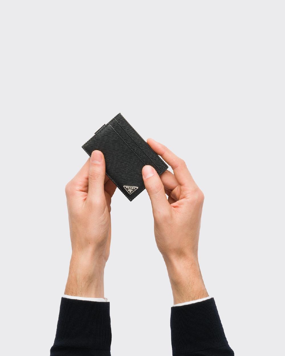 Prada Tarjetero De Piel Saffiano