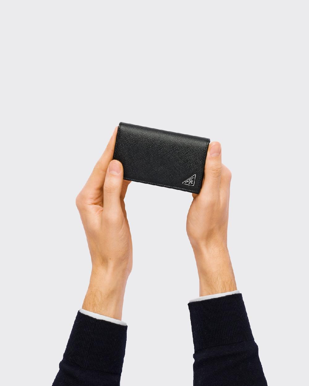 Prada Tarjetero De Piel Saffiano