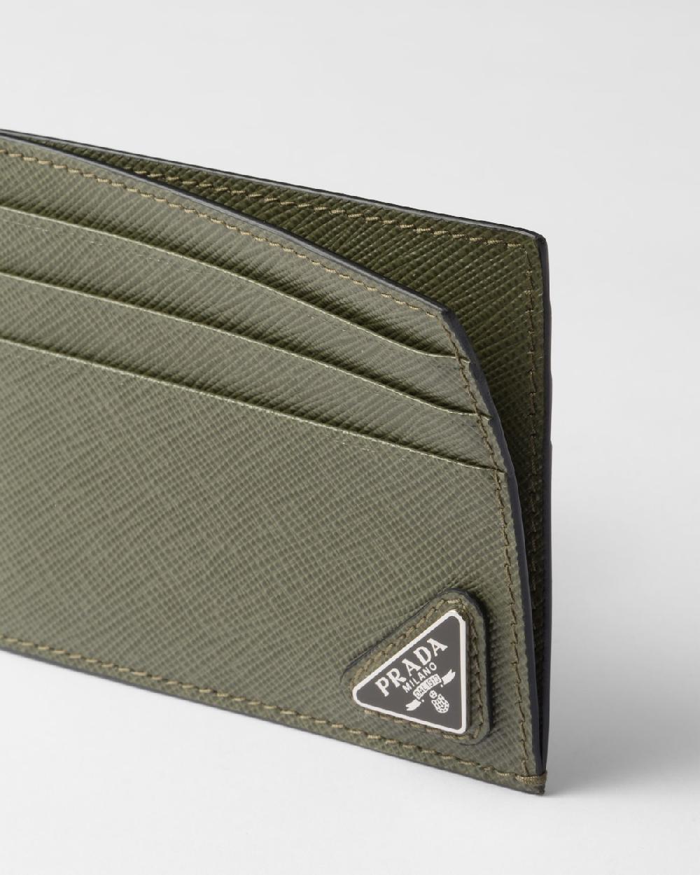 Prada Tarjetero de piel Saffiano