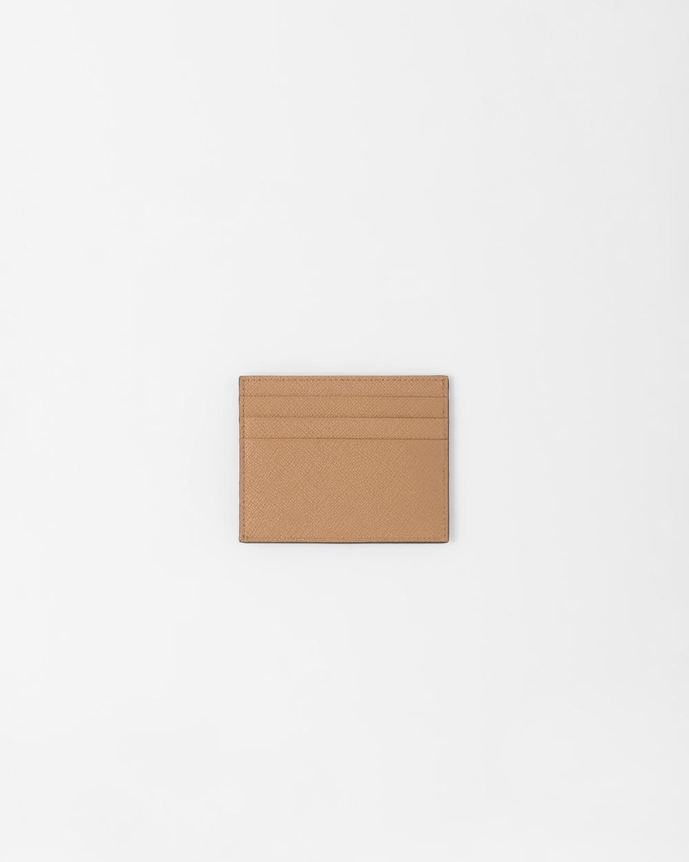 Prada Tarjetero de piel Saffiano