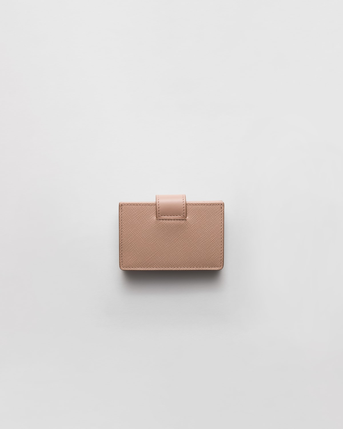 Prada Tarjetero De Piel Y Saffiano