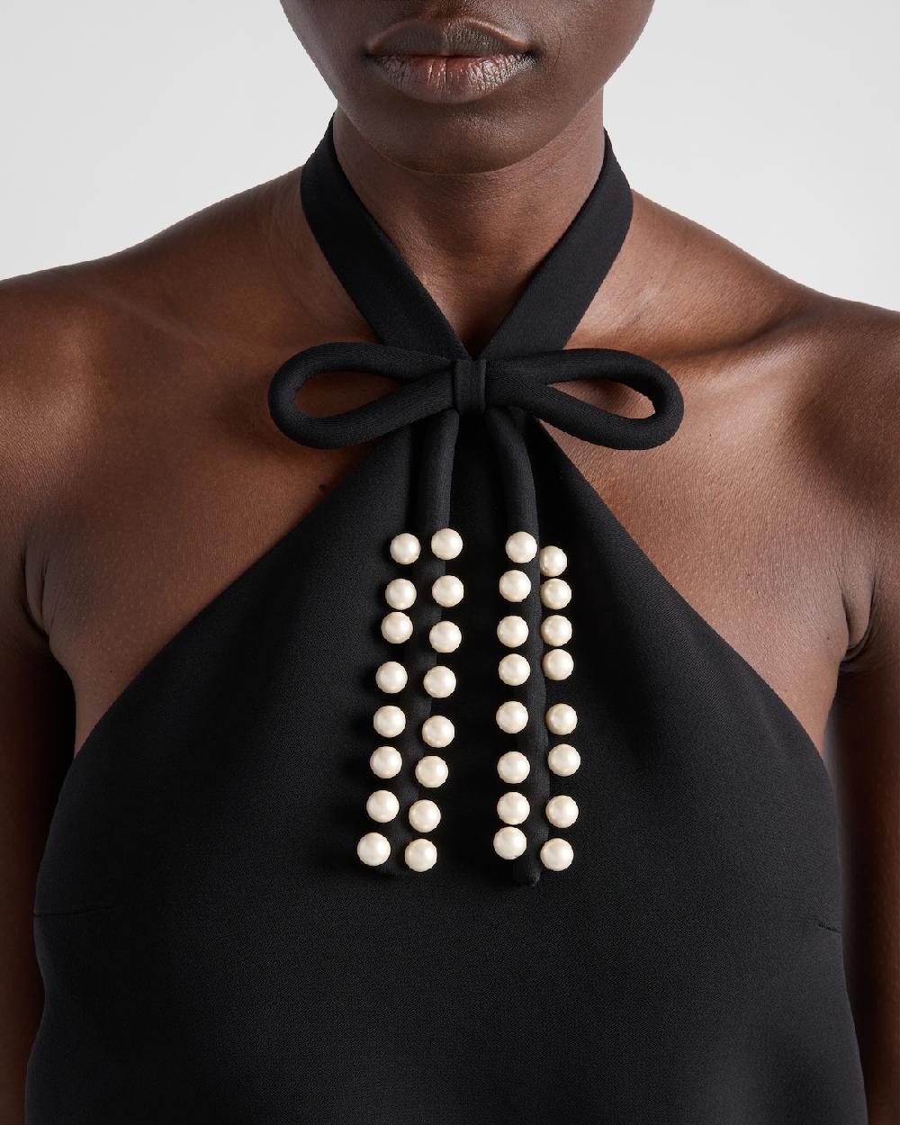 Prada Top De Cady Bordado