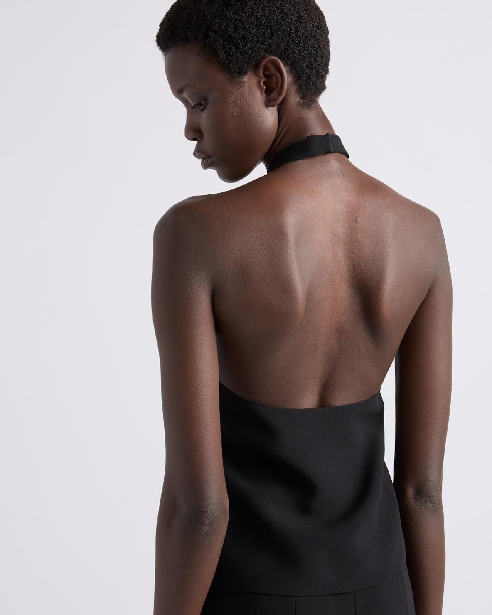 Prada Top De Cady Bordado