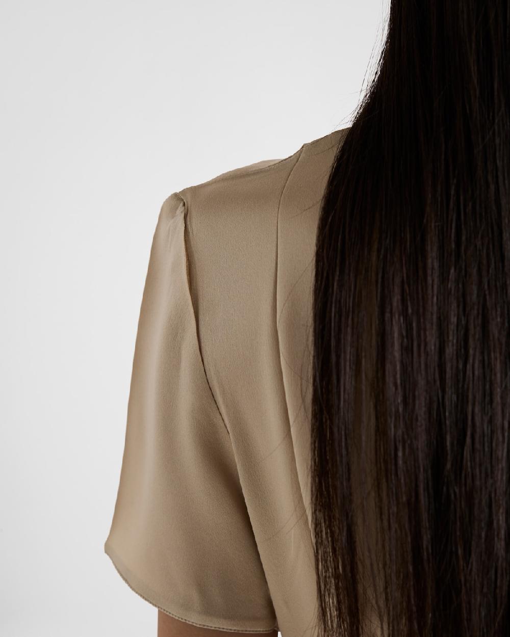 Prada Top De Crepé De Satén