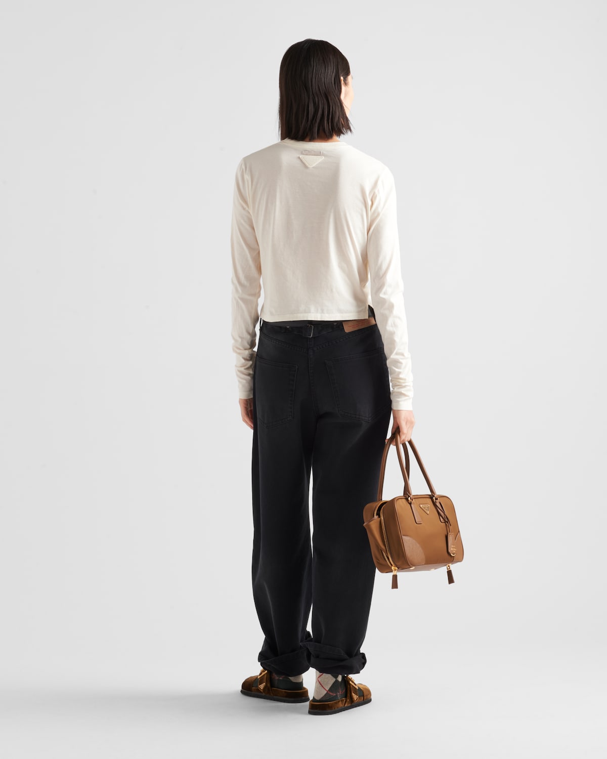 Prada Top De Punto Estampado