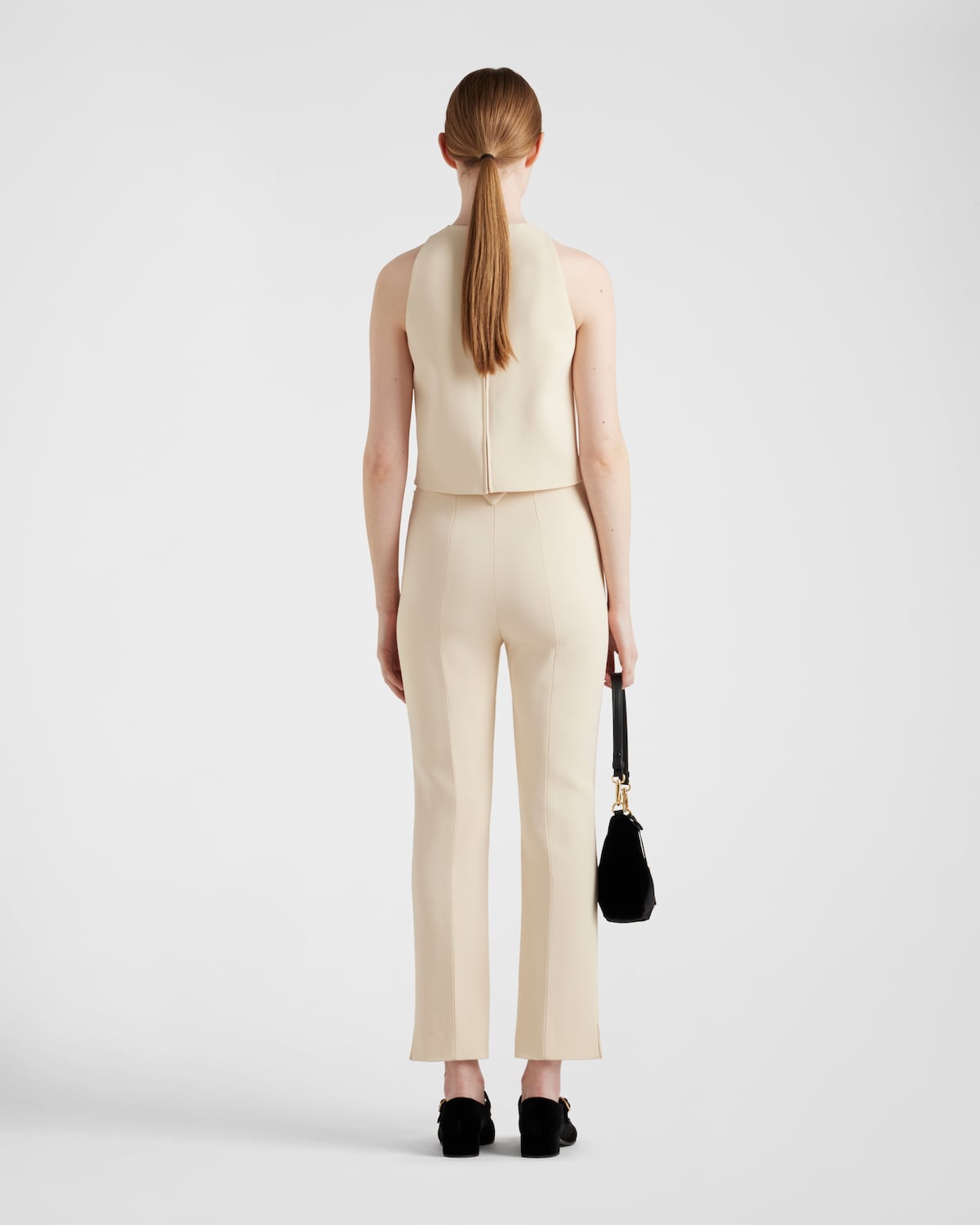 Prada Top De Sablé Compacto