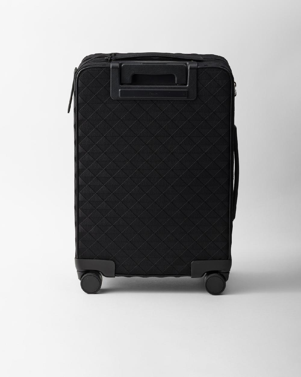 Prada Trolley De Tela Bordada