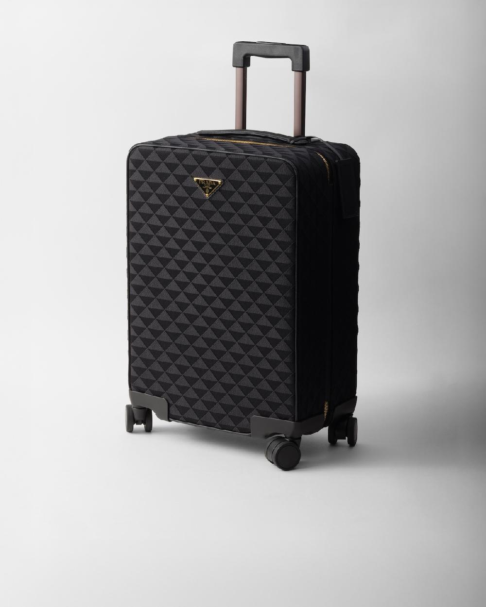 Prada Trolley de tela bordada