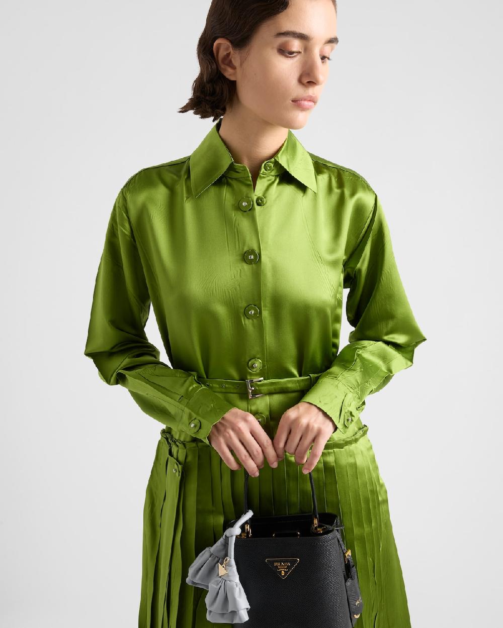 Prada Vestido De Duchesse Envejecido